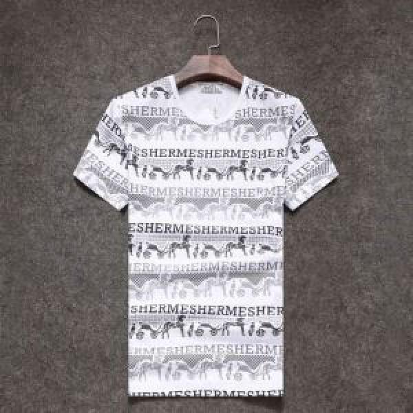 着心地抜群 HERMES エルメス 3色可選 2026 半袖Tシャツ 吸汗性に優れ