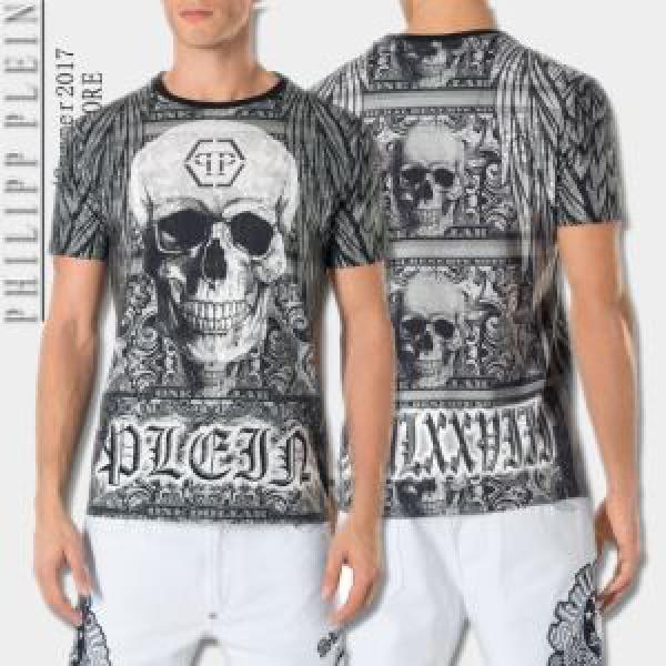 半袖Tシャツ 人気新品★超特価★ カジュアル PHILIPP PLEIN フィリッププレイン 2025春夏