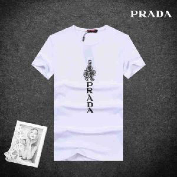 PRADA プラダ 2025 流行に関係なく 3色可選 半袖Tシャツ 個性的なデザ
