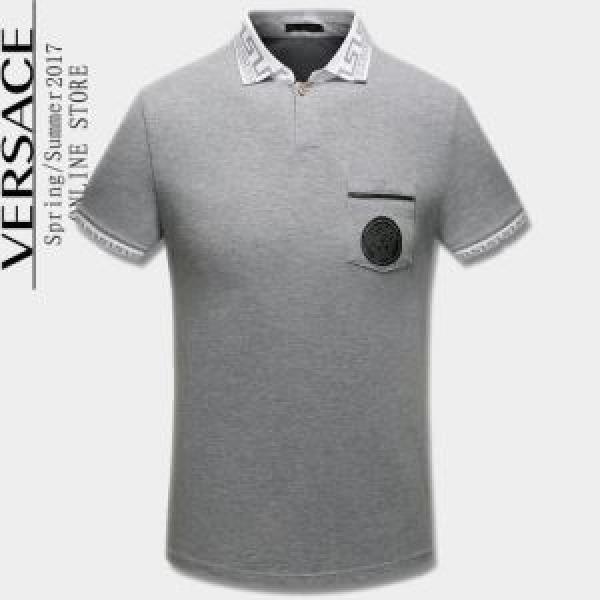 2色可選 VERSACE ヴェルサーチ 肌触りの気持ちい? 半袖Tシャツ 2026春夏 ポップ