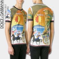希少 半袖Tシャツ 2026春夏 Dolce&Gabbana ドルチェ＆ガッバーナ 人気激売れ