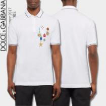 2色可選 2017春夏 Dolce&Gabbana ドルチェ＆ガッバーナ 半袖Tシャツ お買い得品