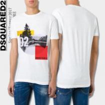 半袖Tシャツ 17春夏 3色可選 絶対オススメ? DSQUARED2 ディースクエアード