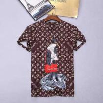 カジュアル 17春夏 LOUIS VUITTON ルイ ヴィトン 【激安】 半袖Tシャツ 人気激売れ
