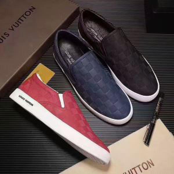 ファション性の高い 17SS 3色可選高機能防滑ソール フラットシューズ ルイ ヴィトン LOUIS VUITTON