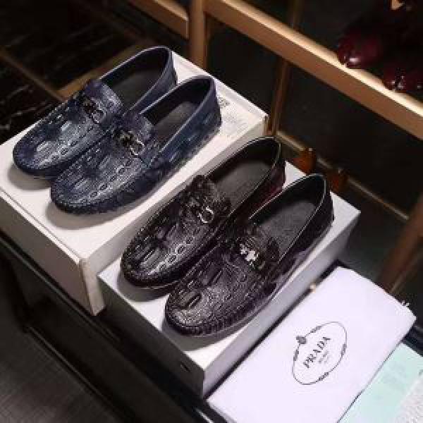 選べる極上 2025春夏2色可選 ビジネスシューズ プラダ PRADA 優しい履き心地