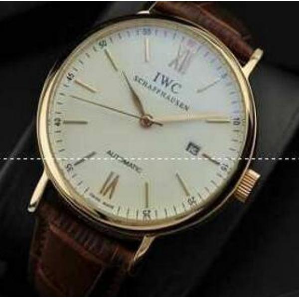 高級感漂うインターナショナルウォッチ カン IWC　 お洒落なポートフィノ アリゲーターレザー メンズ 腕時計　IW356502.209.