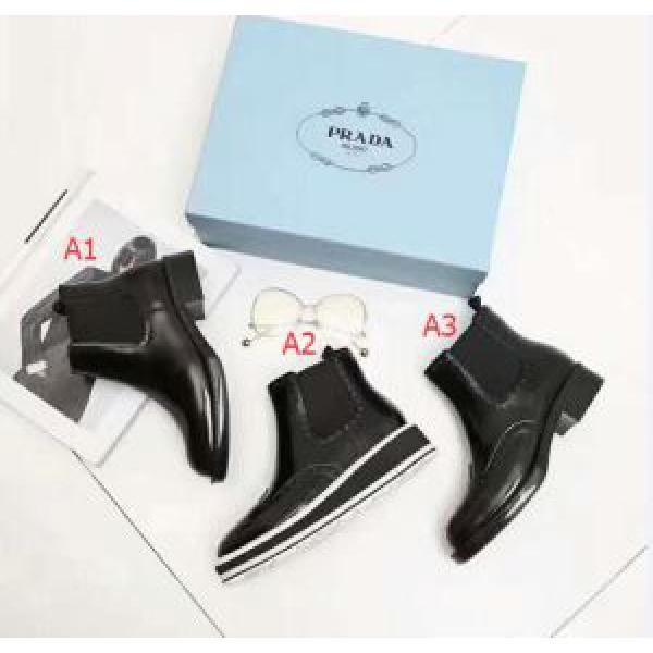 ショートブーツ  HOT2025 3色可選人気ブランド  プラダ PRADA