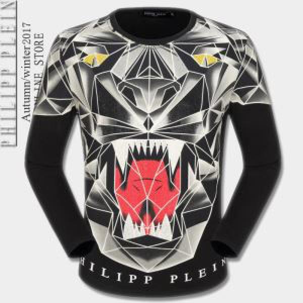 2026秋季上品上質2色可選 長袖 フィリッププレイン 着回し度抜群PHILIPP PLEIN