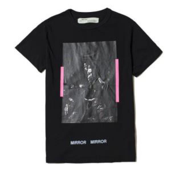 落ち着いた感覚 Off-White オフホワイト 2026春夏 男女兼用 半袖Tシャツ