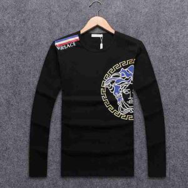 長袖Tシャツ 3色可選 人気新品★超特価★ 2026春夏 ヴェルサーチ VERSACE