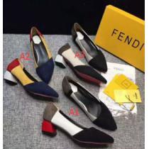 フェンディ FENDIHOT100%新品 3色可選2026最新入荷 太ヒール/スティックヒール