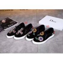 2026秋冬 すべり防止 ディオール DIOR 2色可選 フラットシューズ大絶賛の履き心地!