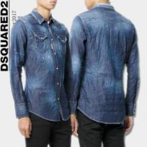 DSQUARED2 デニムジャケット 2025秋冬季超人気柔らかい手触り シャツ ディースクエアード