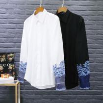 2026春夏 ドルチェ＆ガッバーナ Dolce&Gabbana 長袖シャツ 首胸ロゴ 2色可選 着回し度抜群