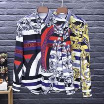 上品な輝きを放つ形 2色可選 ヴェルサーチ VERSACE 2026春夏 長袖シャツ