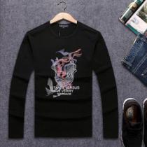 スタイリッシュな印象 3色可選 2026春夏 ヴェルサーチ VERSACE 長袖Tシャツ