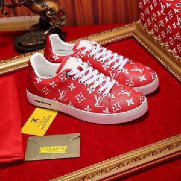 2017秋冬 リゾートスタイル Louis Vuitton x Supreme スニーカー ◆モデル愛用◆