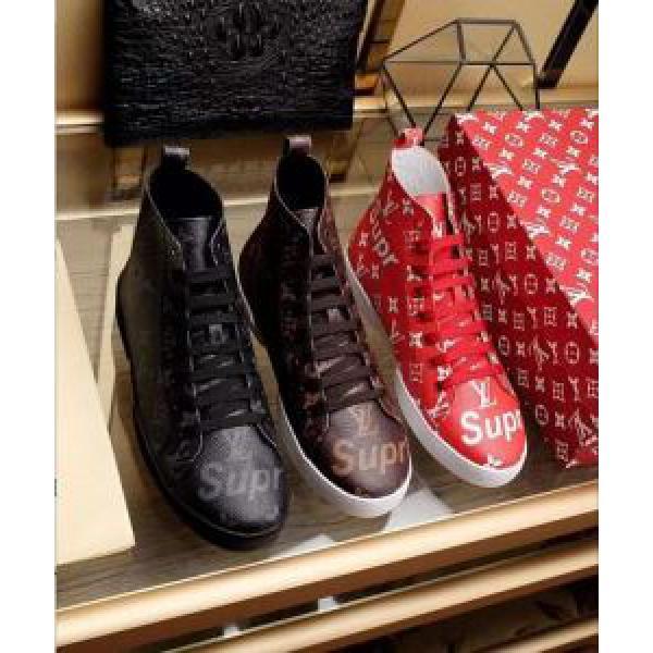 2026秋冬 お洒落に魅せる 3色可選 優しい履き心地 Louis Vuitton x Supreme