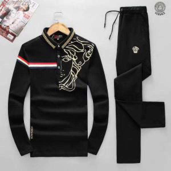 2026秋冬 ヴェルサーチ VERSACE 2色可選 上下セット 絶対オススメ?