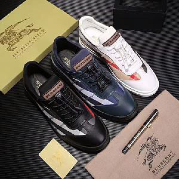 爆発的通販 バーバリー 3色可選 カジュアルシューズ BURBERRY 最旬アイテム