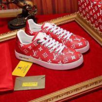 2017秋冬 リゾートスタイル Louis Vuitton x Supreme スニーカー ◆モデル愛用◆