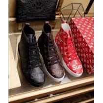 2026秋冬 お洒落に魅せる 3色可選 優しい履き心地 Louis Vuitton x Supreme