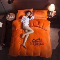 エルメス HERMES 2026新作 オリジナル 寝具セット 2色可選 4点セット