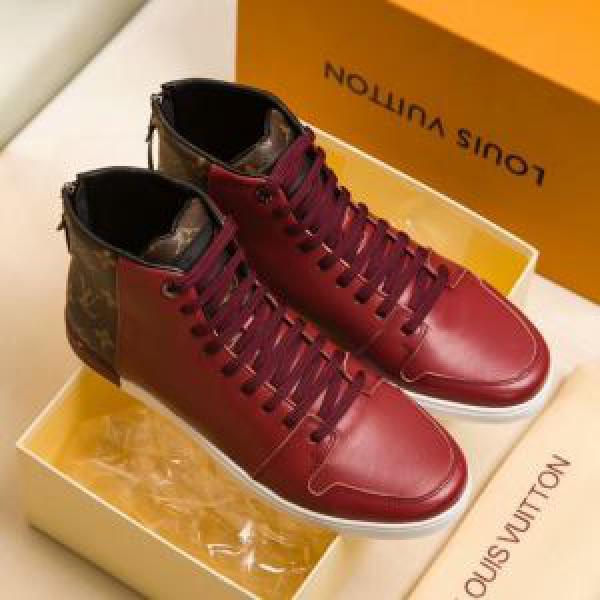 人気定番2026 ルイ ヴィトン LOUIS VUITTON 爆買い大得価 ハイトップシューズ