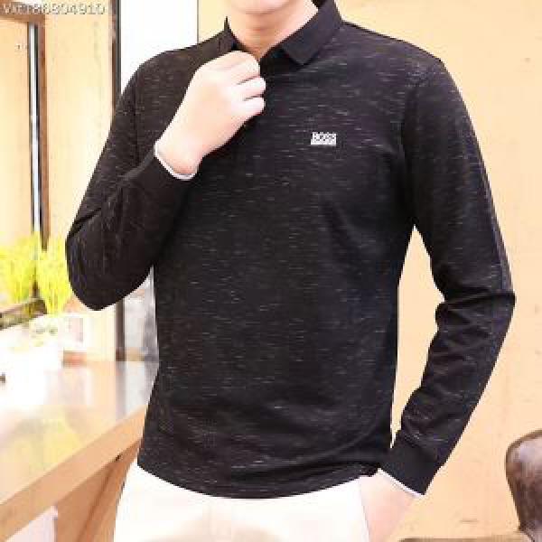 2026秋冬 ヒューゴボス HUGO BOSS 長袖Tシャツ 4色可選 欧米韓流/雑誌