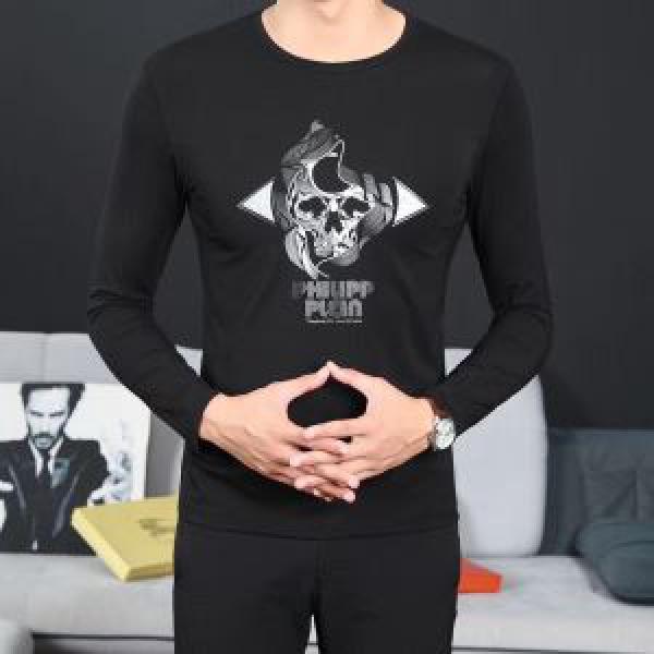 フィリッププレイン PHILIPP PLEIN 長袖Tシャツ 3色可選 2025秋冬 個性的なデザイン
