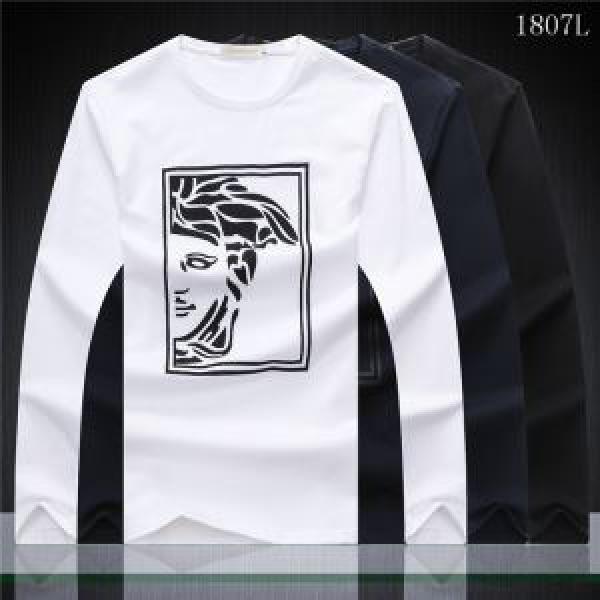 長袖Tシャツ 絶対オススメ? 3色可選 2026秋冬 ヴェルサーチ VERSACE