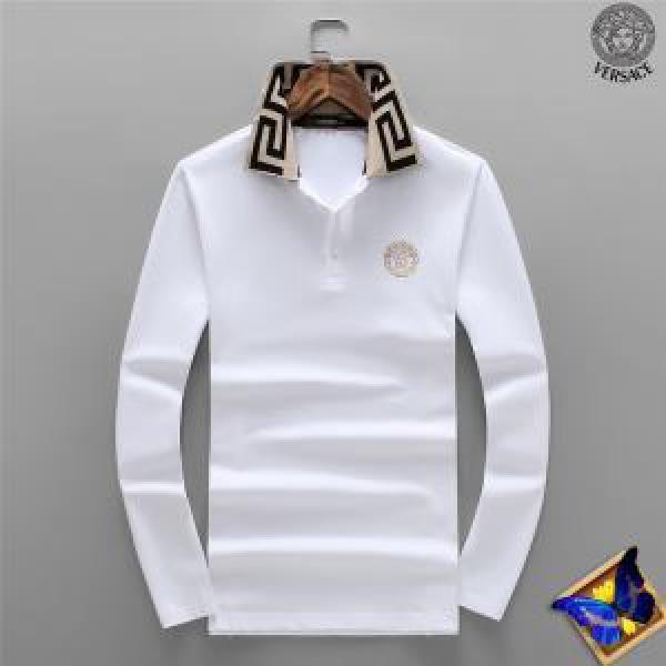 2色可選 2026秋冬 ヴェルサーチ VERSACE 長袖Tシャツ 【人気ブログ掲載】