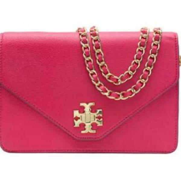 活躍するTORYBURCHトリーバーチバッグ コピー 斜めがけカーネーションレッド&times;ゴールド 上品上質なバッグ.493.