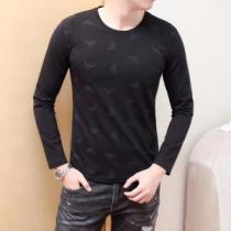 長袖Tシャツ 贈り物にも◎ 2026秋冬 アルマーニ ARMANI 2色可選