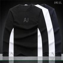 スタイルアップ効果 長袖Tシャツ アルマーニ ARMANI 3色可選 2026秋冬