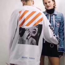 最安値挑戦！ オフホワイト OFF-WHITE 2025秋冬季超人気プルオーバーパーカー