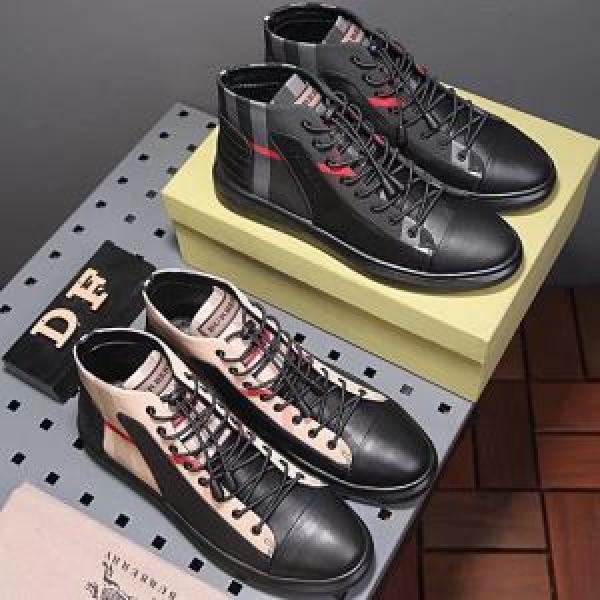 2026秋冬季超人気 BURBERRY 2色可選【人気ブログ掲載】ハイトップシューズ