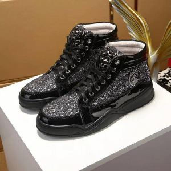 超目玉 フィリッププレイン PHILIPP PLEIN ハイトップシューズ2025秋冬季超人気