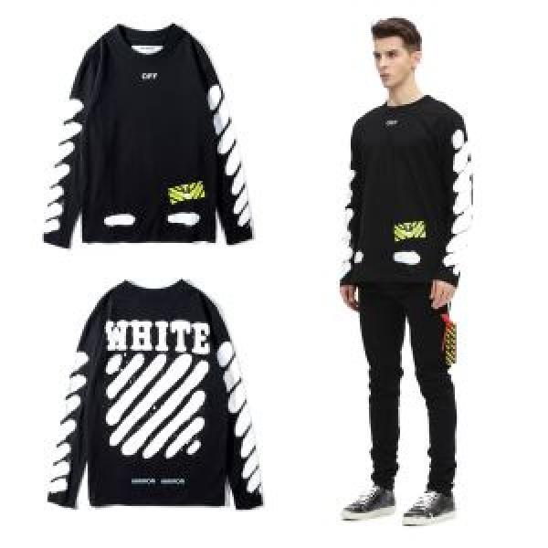 2色選択可プルオーバーパーカー◆モデル愛用◆ Off-White オフホワイト2026秋冬季超人気