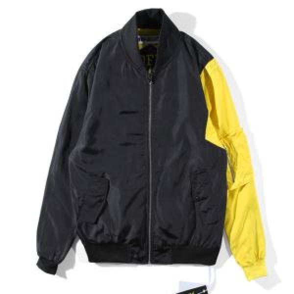 個性派OFF-WHITE 2026秋冬季超人気  野球ウェア リバーシブル・ジャンパーオフホワイト防寒機能ある