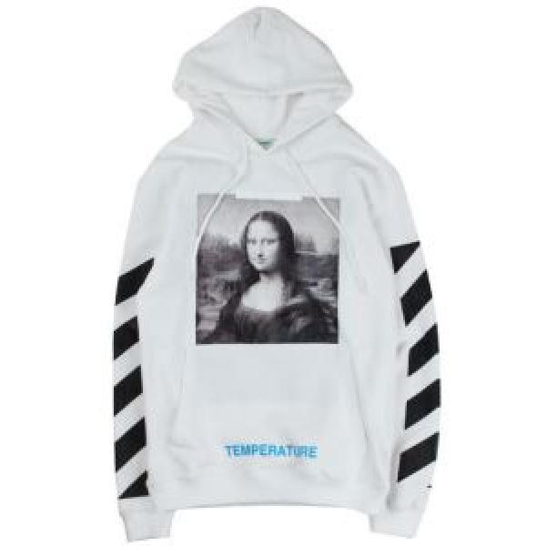 OFF-WHITE 2026秋冬季超人気パーカー オフホワイト3色可選極上の着心地