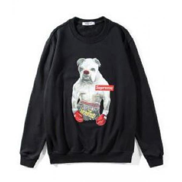 カジュアルなシュプリームパーカーコピーSUPREME スウェットトレーナープリントプルオーバー２色可選