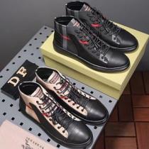 2025秋冬季超人気 BURBERRY 2色可選【人気ブログ掲載】ハイトップシューズ