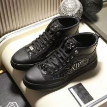 驚きの破格値2026フィリッププレイン PHILIPP PLEIN ハイトップシューズ 高級感ある