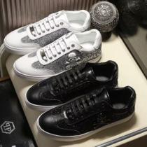 フィリッププレイン 海外セレブ愛用PHILIPP PLEIN フラットシューズ  2色可選 品質保証2026