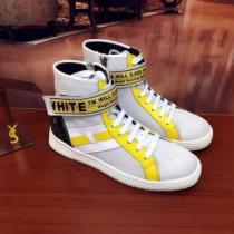 品質保証2026 ハイトップシューズ人気セール新作登場オフホワイト OFF-WHITE 2色可選