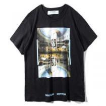 着心地がクセになる OFF-WHITE 2025秋冬季超人気 半袖 オフホワイト 2色可選