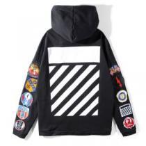 OFF-WHITE フード付きコート2色可選2026年モデル入荷最旬アイテム オフホワイト