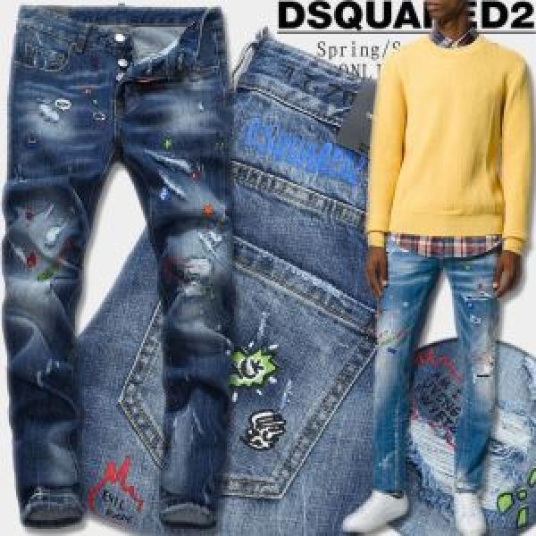 モデル大絶賛? ディースクエアード DSQUARED2 2026秋冬 ジーンズ スリムフィット